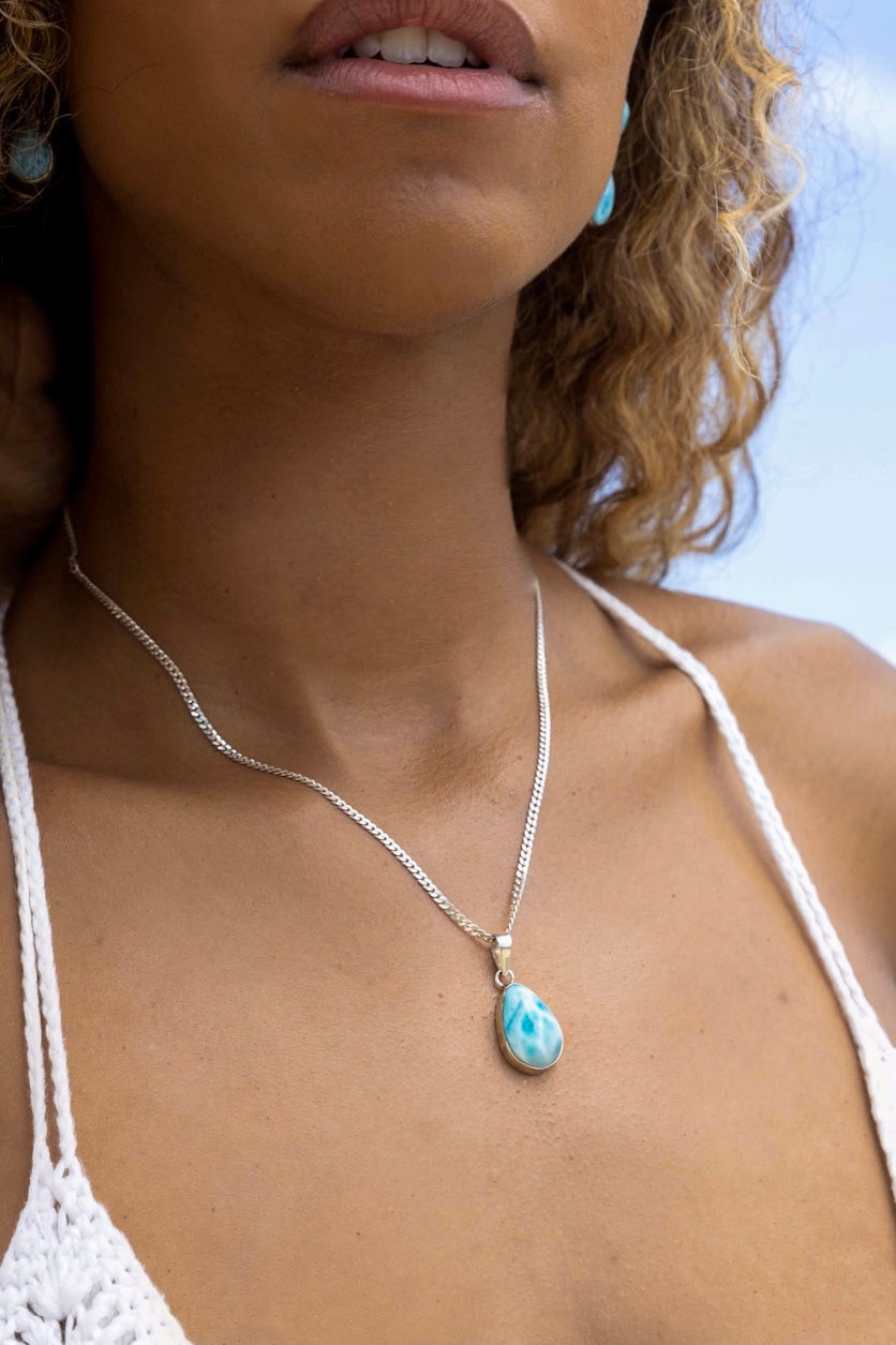Larimar Pendant
