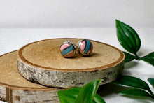 Load image into Gallery viewer, Hope, Stud Earrings - Larimar X Caracol
