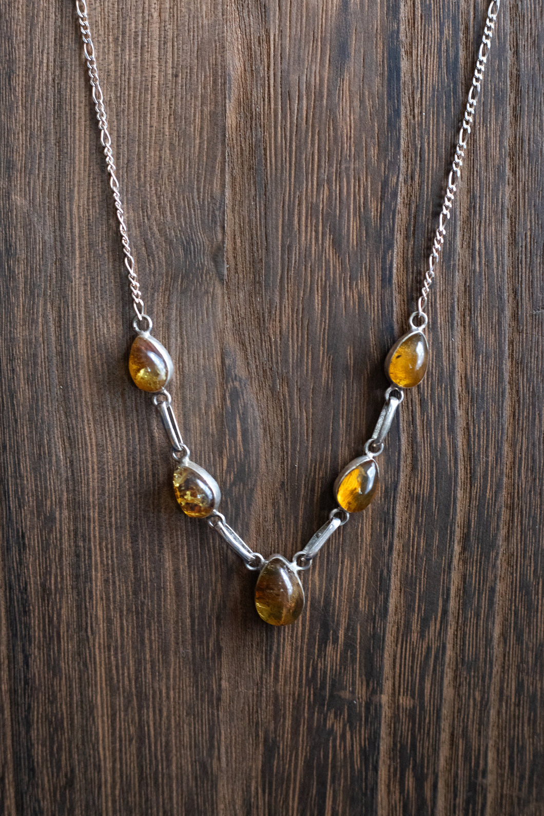 5 Elements Amber Necklace