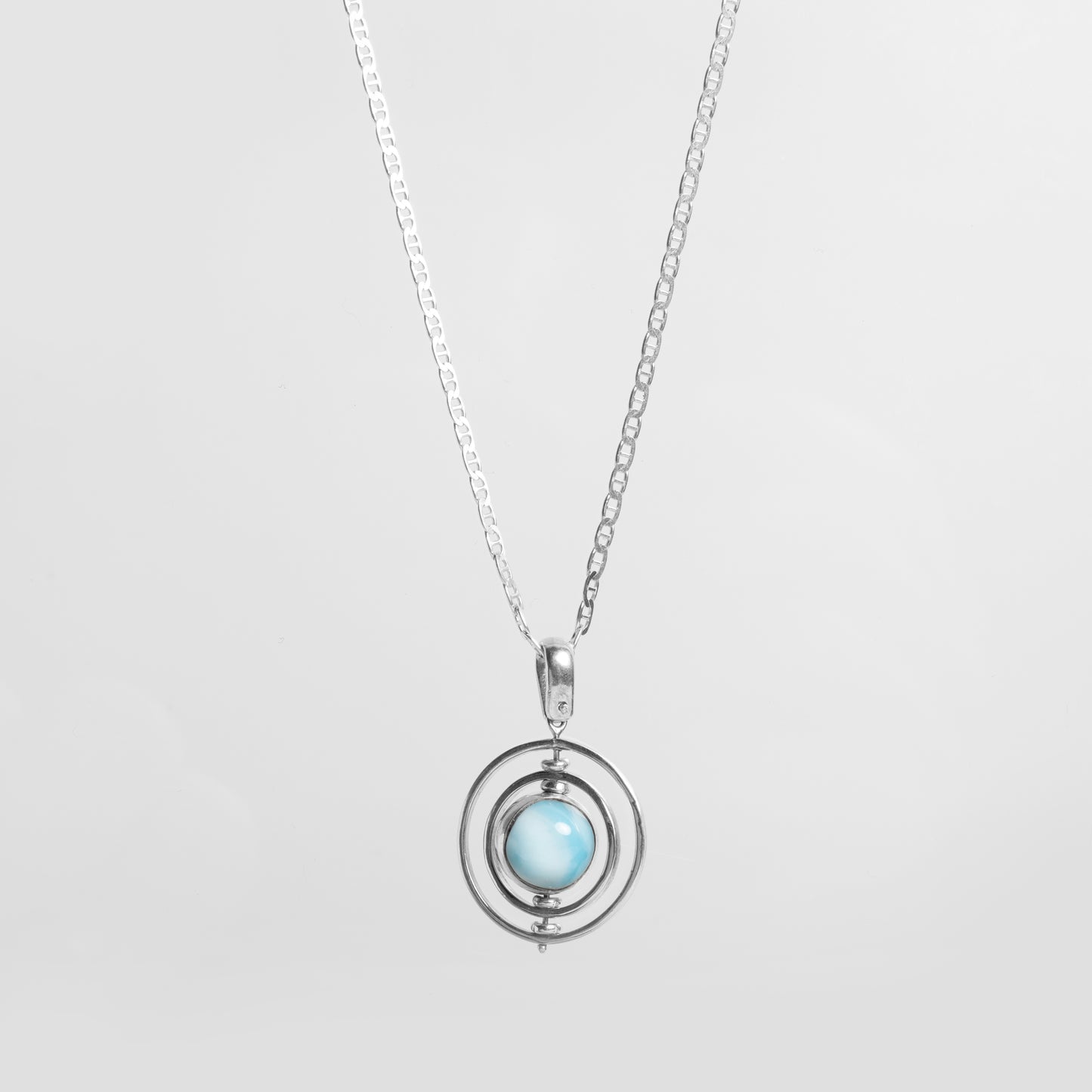 Land & Sea Pendant, Dual-Sided