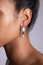Load image into Gallery viewer, Red with Passion - HoneyComb Earrings
