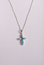 Load image into Gallery viewer, The Cross, Larimar -  Pendant
